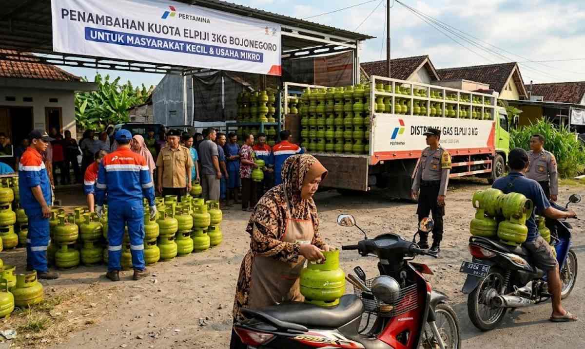 Hadapi Libur Panjang, Stok Elpiji 3 Kg Bojonegoro Ditambah