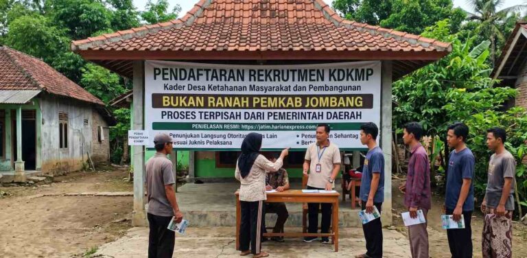 Rekrutmen KDKMP Bukan Ranah Pemkab Jombang, Ini Penjelasannya