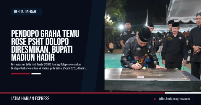 Pendopo Graha Temu Rose PSHT Dolopo Diresmikan, Bupati Madiun Hadir