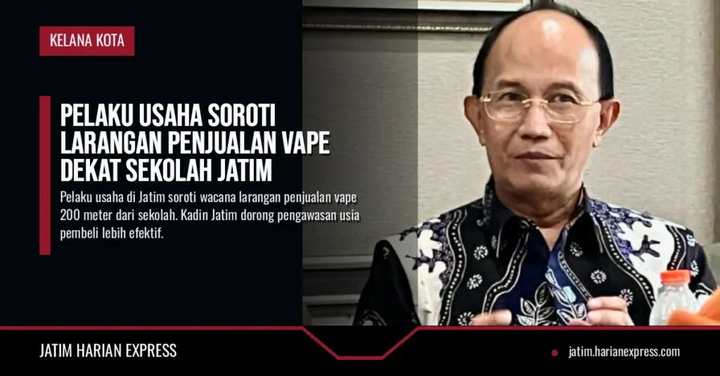 Pelaku Usaha Soroti Larangan Penjualan Vape Dekat Sekolah Jatim