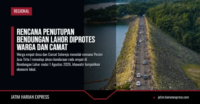 Rencana Penutupan Bendungan Lahor Diprotes Warga dan Camat