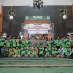 Polres Blitar Gelar Doa Bersama dan Santunan Ojol