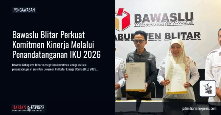 Bawaslu Blitar Perkuat Komitmen Kinerja Melalui Penandatanganan IKU 2026