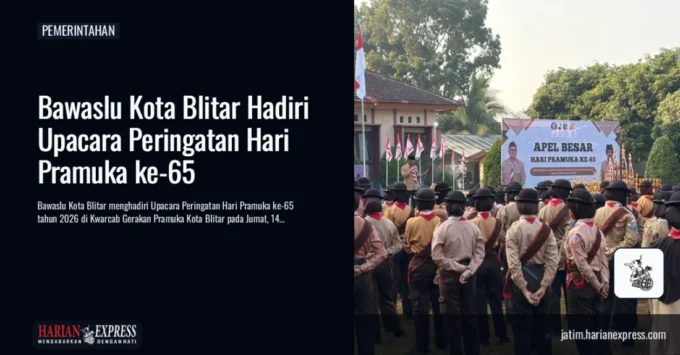 Peringatan Hari Pramuka ke-65: Bawaslu Kota Blitar Turut Berpartisipasi
