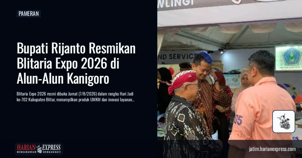 Bupati Rijanto Resmikan Blitaria Expo 2026 di Alun-Alun Kanigoro