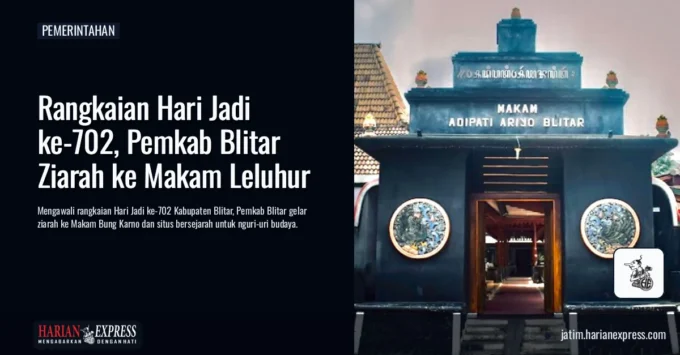 Rangkaian Hari Jadi ke-702, Pemkab Blitar Ziarah ke Makam Leluhur