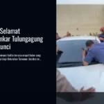 Balita 4 Bulan Selamat Dievakuasi Damkar Tulungagung dari Mobil Terkunci