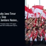 Kontingen Pramuka Jawa Timur Dilepas Khofifah, Siap Berkompetisi di Jambore Nasional XII