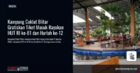 Kampung Coklat Blitar Gratiskan Tiket Masuk Rayakan HUT RI ke-81 dan Harlah ke-12