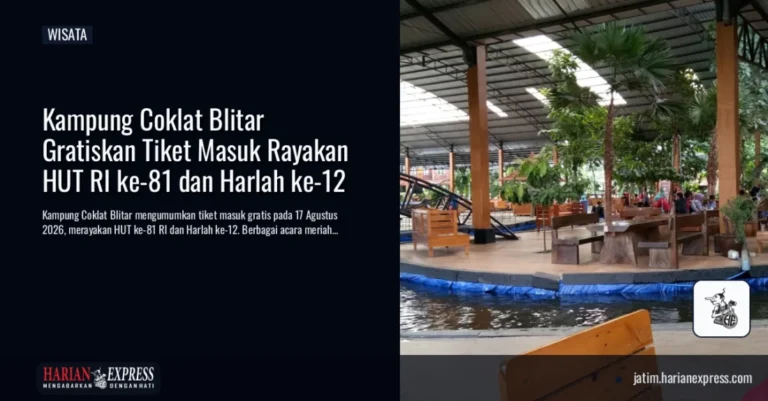 Kampung Coklat Blitar Gratiskan Tiket Masuk Rayakan HUT RI ke-81 dan Harlah ke-12