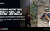 Petugas pemadam karhutla waspadai lahan gambut yang rawan bikin terperosok. Foto: Dok. BPBD Kotawaringin Barat | Sumber: Dok. BPBD Kotawaringin Barat