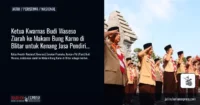 Ketua Kwarnas Budi Waseso Ziarah ke Makam Bung Karno di Blitar untuk Kenang Jasa Pendiri Pramuka