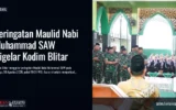 Peringatan Maulid Nabi Muhammad SAW Digelar Kodim Blitar