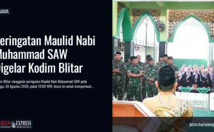 Peringatan Maulid Nabi Muhammad SAW Digelar Kodim Blitar