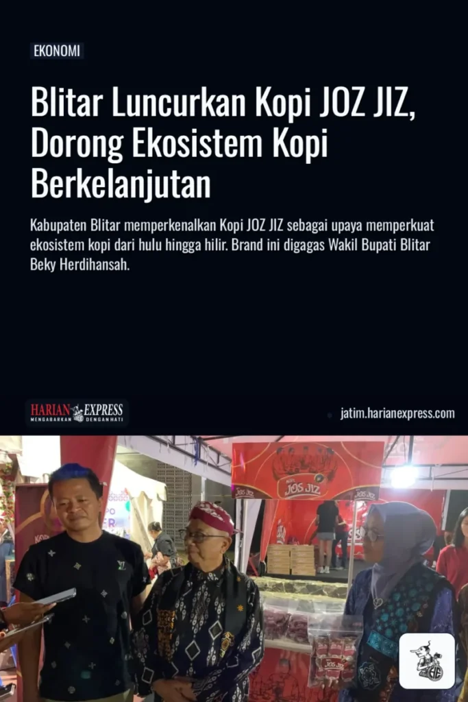 Blitar Luncurkan Kopi JOZ JIZ, Dorong Ekosistem Kopi Berkelanjutan