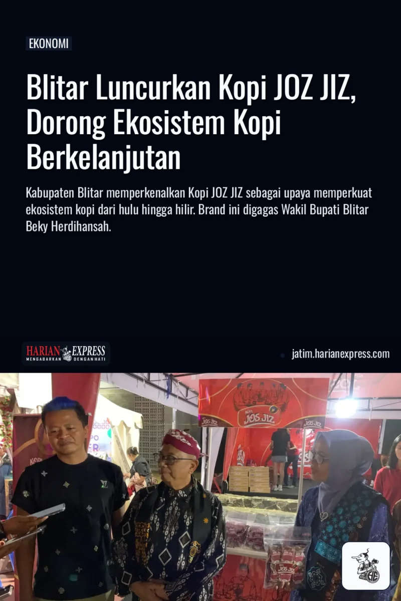 Blitar Luncurkan Kopi JOZ JIZ, Dorong Ekosistem Kopi Berkelanjutan