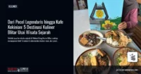 Dari Pecel Legendaris hingga Kafe Kekinian: 5 Destinasi Kuliner Blitar Usai Wisata Sejarah