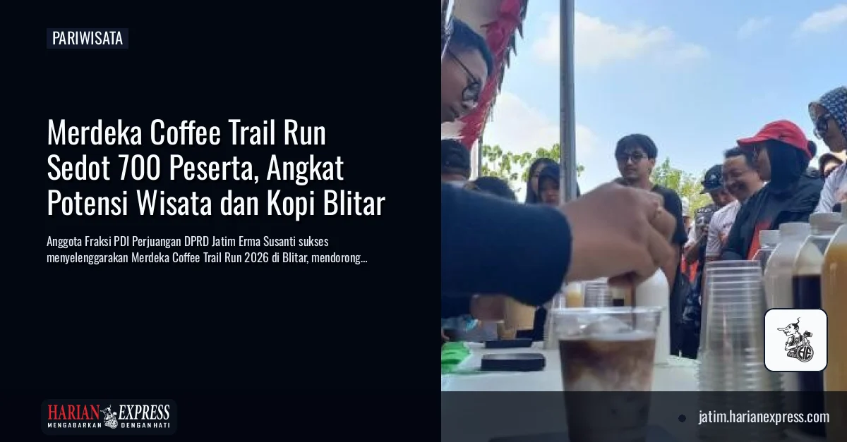 Merdeka Coffee Trail Run Sedot 700 Peserta, Angkat Potensi Wisata dan Kopi Blitar