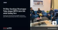 PA Blitar Koordinasi Pemotongan Pohon dengan BBPJN Jatim-Bali untuk Gedung Baru