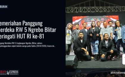 Kemeriahan Panggung Merdeka RW 5 Ngrebo Blitar Peringati HUT RI ke-81
