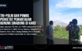 TNI-Polri dan PVMBG Perketat Pemantauan Gunung Sinabung di Karo