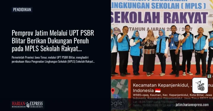 Pemprov Jatim Melalui UPT PSBR Blitar Berikan Dukungan Penuh pada MPLS Sekolah Rakyat Terpadu 2 Kota Blitar