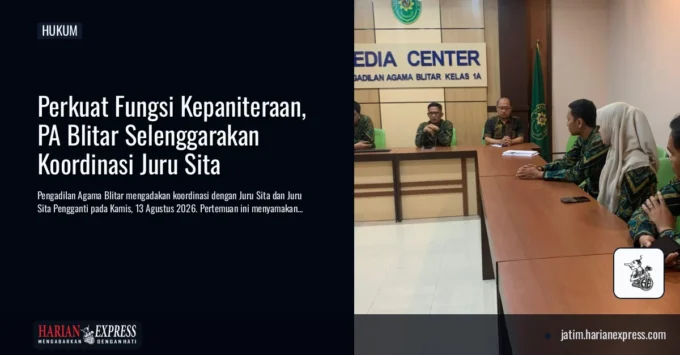 Perkuat Fungsi Kepaniteraan, PA Blitar Selenggarakan Koordinasi Juru Sita