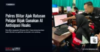 Polres Blitar Ajak Ratusan Pelajar Bijak Gunakan AI Antisipasi Hoaks