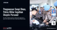 Pengawasan Senpi Dinas, Polres Blitar Ingatkan Disiplin Personel