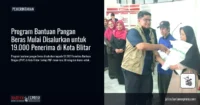 Program Bantuan Pangan Beras Mulai Disalurkan untuk 19.000 Penerima di Kota Blitar