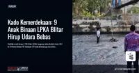 Kado Kemerdekaan: 9 Anak Binaan LPKA Blitar Hirup Udara Bebas