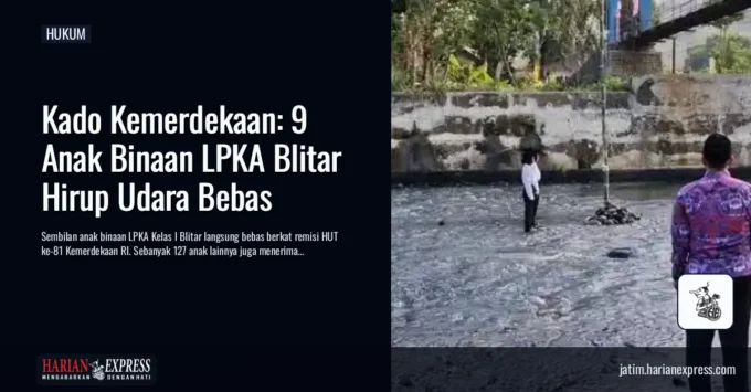Kado Kemerdekaan: 9 Anak Binaan LPKA Blitar Hirup Udara Bebas