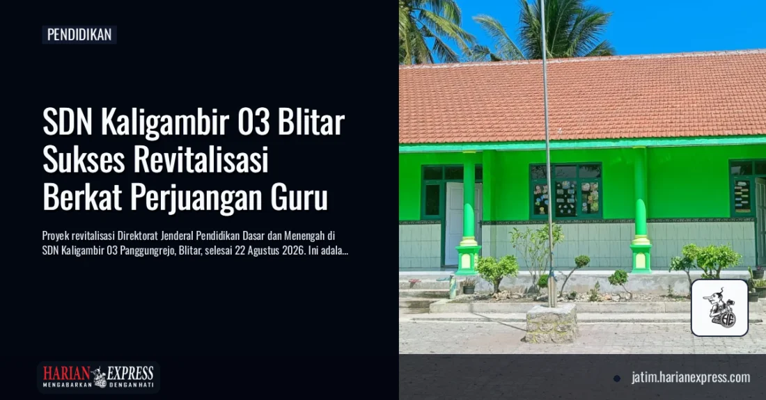 SDN Kaligambir 03 Blitar Sukses Revitalisasi Berkat Perjuangan Guru