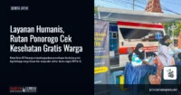 Layanan Humanis, Rutan Ponorogo Cek Kesehatan Gratis Warga