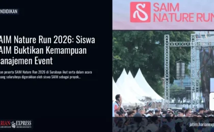 SAIM Nature Run 2026: Siswa SAIM Buktikan Kemampuan Manajemen Event