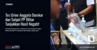 Tes Urine Anggota Damkar dan Satpol PP Blitar Tunjukkan Hasil Negatif