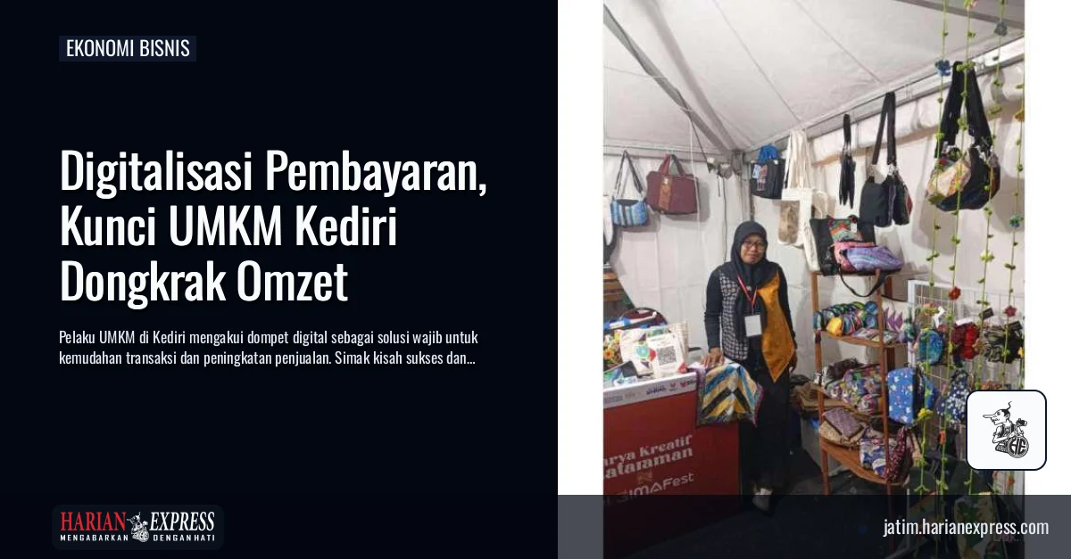 Digitalisasi Pembayaran, Kunci UMKM Kediri Dongkrak Omzet