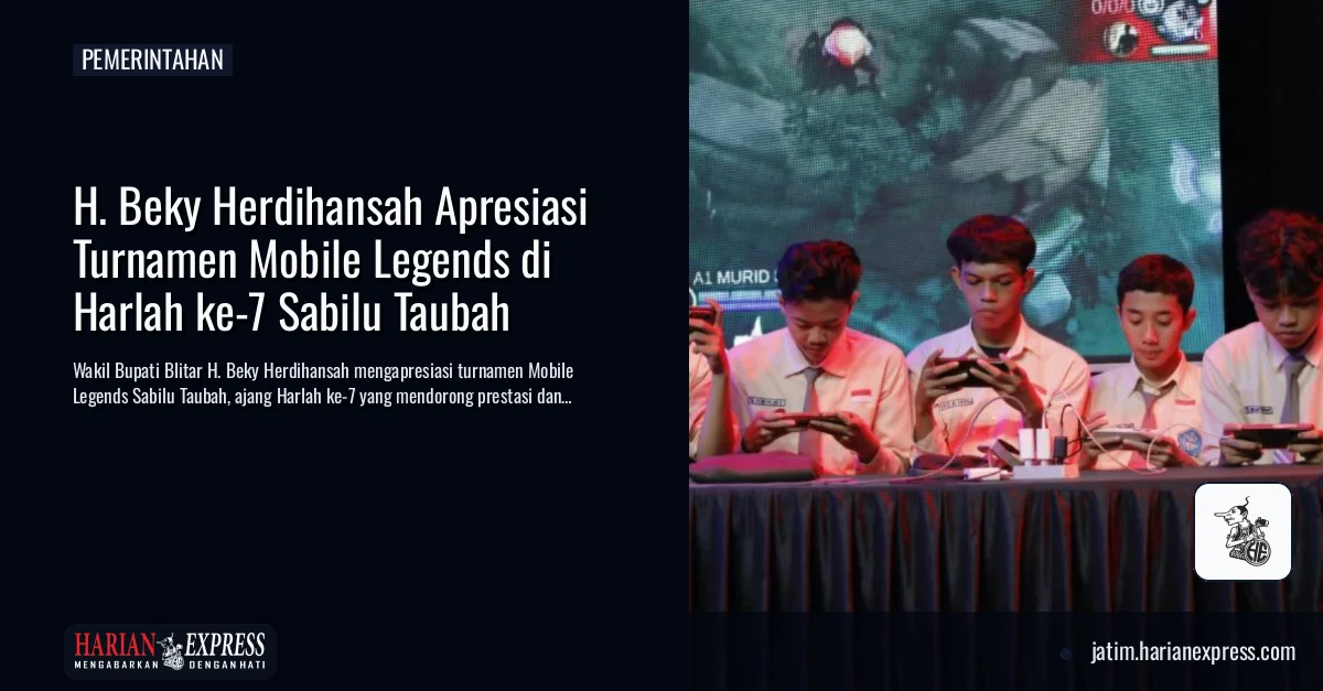 H. Beky Herdihansah Apresiasi Turnamen Mobile Legends di Harlah ke-7 Sabilu Taubah