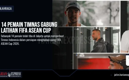 14 Pemain Timnas Gabung Latihan FIFA ASEAN Cup