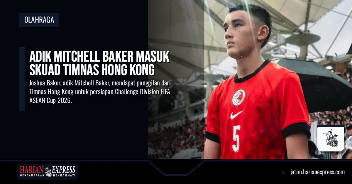 Adik Mitchell Baker Masuk Skuad Timnas Hong Kong