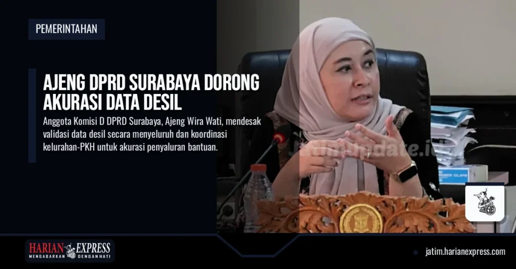 Ajeng DPRD Surabaya Dorong Akurasi Data Desil