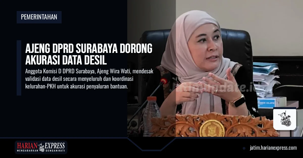 Ajeng DPRD Surabaya Dorong Akurasi Data Desil