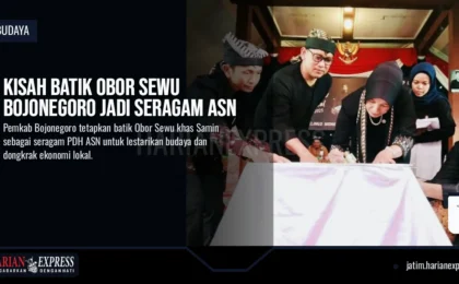Kisah Batik Obor Sewu Bojonegoro Jadi Seragam ASN