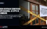 BGN Hentikan Sementara Operasional 43 SPPG di Jombang