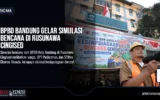 BPBD Bandung Gelar Simulasi Bencana di Rusunawa Cingised