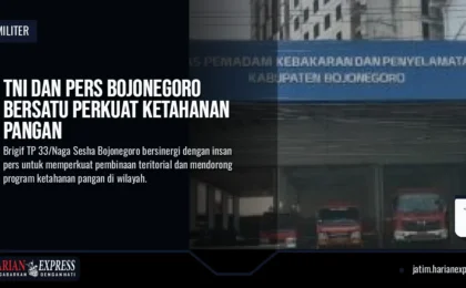 TNI dan Pers Bojonegoro Bersatu Perkuat Ketahanan Pangan