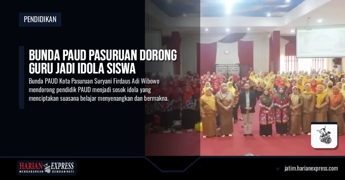 Bunda PAUD Pasuruan Dorong Guru Jadi Idola Siswa