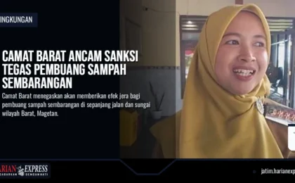 Camat Barat Ancam Sanksi Tegas Pembuang Sampah Sembarangan