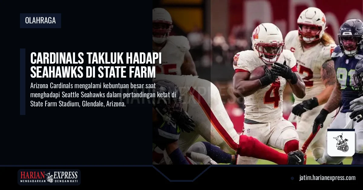 Cardinals Takluk Hadapi Seahawks di State Farm