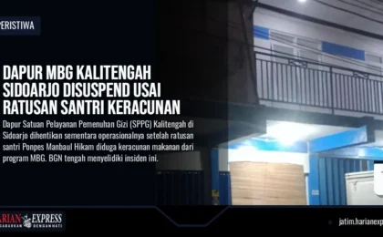 Dapur MBG Kalitengah Sidoarjo Disuspend Usai Ratusan Santri Keracunan